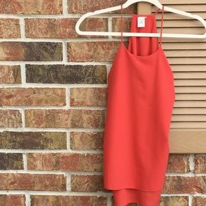 Paper Crane Orange Mauve Strap Tank Top